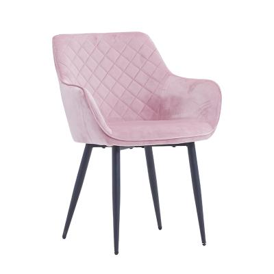 China Soft Roller Wholesale Custom Minimalist Comfortable Specification Multicolor Upholstered Dining Chair for sale