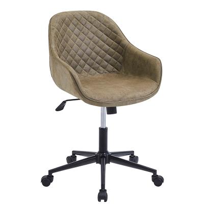 China High Quality Rotatable Comfortable Ergonomic Computer Leisure Modern Design Office Leather Chair (Waist) Adjustable Office for sale