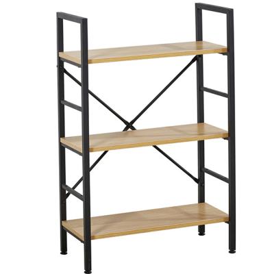 China Durable Particle Board And MDF Board Shelf With Metal Frame for sale