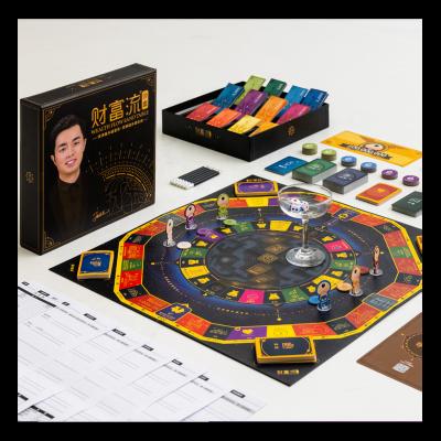 China Plastic educational game for family using wealth flow sand table board game for sale