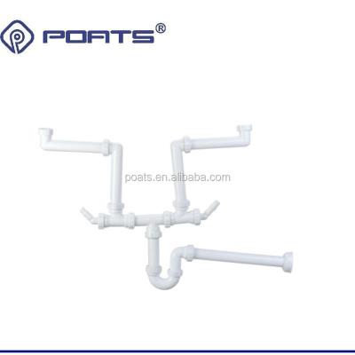 China Traditional overflow pipe for the double kitchen sink for sale