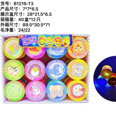 China Kids Eductional Toy Rainbow Magic Spring, 10Pcs Colorful Rainbow Neon Spring Plastic Toys, Girls Easter, Halloween Gift Party Supplies Boys Toys for sale