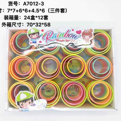 China Kids Gifts Sweets Antistress Sneaky Y Toy For Children Funny Outdoor Rainbow Crazy Spring Educational Toy Big Size Spiral Children Game for sale