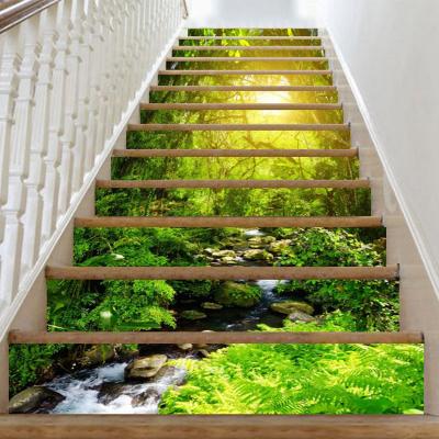 China Hot Selling Decorative Sticker Gmart Custom Printed 3D Wall Home Decoration Waterproof PVC Self Adhesive Personalized Stair Stickers for sale