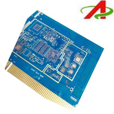 China 94v0 blind and buried vias HDI pcb production printed circuit board gold fingers HDI pcb low price pcb electronic for sale