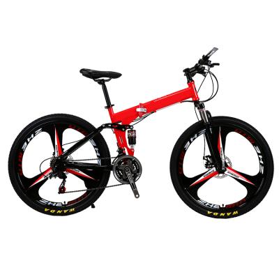 China FrameSteel 2 Wheel Electric Full Suspension Hot Selling City Bicycle Sports Foldable Folding Bike for sale