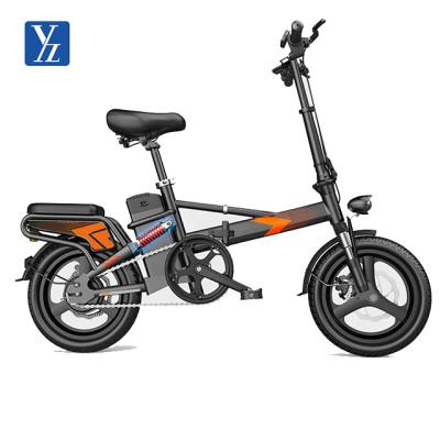 China High Quality Fat Tire Aluminum Alloy Bike Electric Folding Electric Bicycle For Men Women Commute City E-Bike for sale