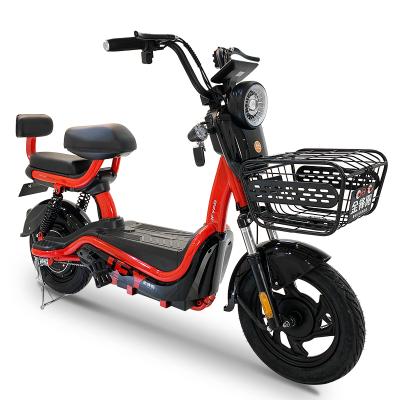 China Hot Selling Amazon Aluminum Alloy 2 Seat Electric Fat Bike 350w 48v Electric Bike Women Cycle Bikes For Sale for sale