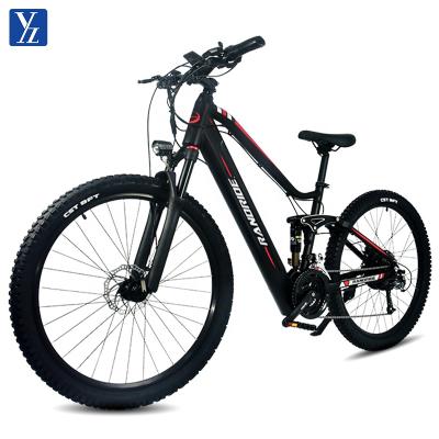 China Aluminum alloy mountain bikes 500W best-selling fat tire 48V lithium battery e bikes 2021 electric bicycle for sale