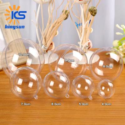 China Christmas Plastic Christamas Home Decor Christmas Baubles Hollow and Highly Transparent Christmas Tree Baubles Ornaments for sale