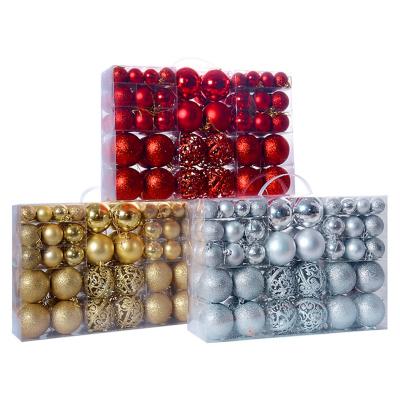 China Christmas Tree Decorations Christmas Tree Decorations 100pcs/set Christmas Ball Set Ball Ornament Christmas Tree Ornaments Hanging Decorations For Christmas Home Decorations New Year for sale