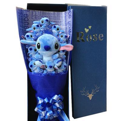 China Plush Doll Stitch Plush Toy Valentine's Day Bouquet Gift for sale