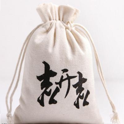 China 2019 China Supplier Manufacture Waterproof Cotton Polyester Bag Suction String Canvas Bag for sale