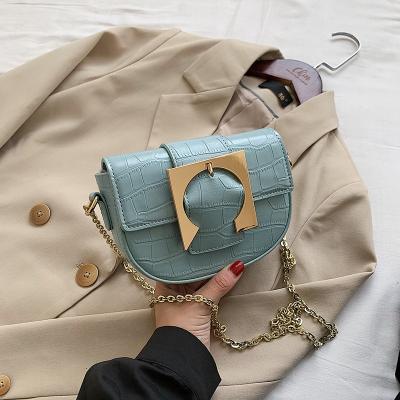 China Trendy Messenger Bags Luxury Handbags 2021 Trending Stone Pattern Handbag Crosses Small - Body Clips PU Leather Women Handbags for sale