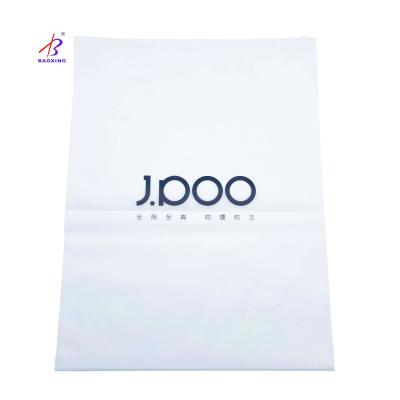 China Printing Logo Frosted Zip Lock Large Plastic Packaging Recyclable Custom Garment Bags For Clothes for sale