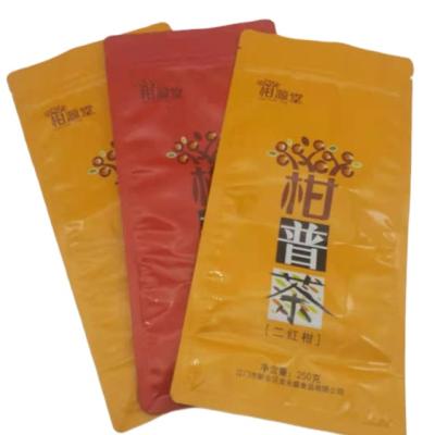 China Customized Green Color Tea Pocket Waterproof Moisture Proof Tea Pouch Comic Bags for sale