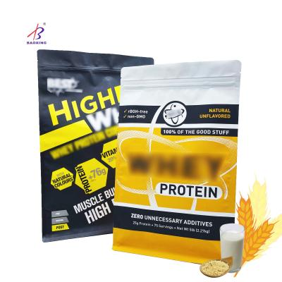 China Yellow Color Moisture Proof Waterproof Slide Zip Lock Bag Protein Powder Bags From China Manufacturer for sale