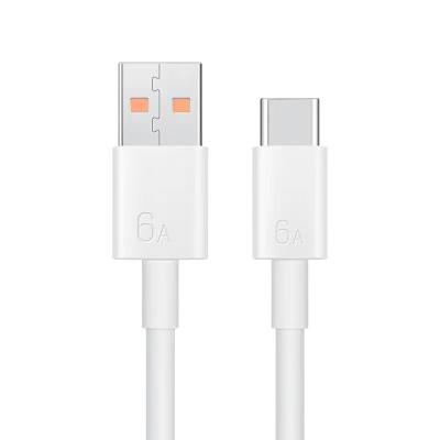 China 66W Fast Charging High Speed Cable Wholesale TYPE-C flash charging 66W charging cable 6A super fast charging data cable suitable for Huawei Mate40 Xiaomi Samsung for sale