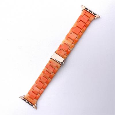 China Adjustable 38mm 42mm 40mm 42mm Resin Smart Watch Bands for iWatch Adjustable Watch Strap Band For Apple Watch S8 S7 SE Ultra S1/2/3/4/5/6 38mm 42mm WatchBand for sale