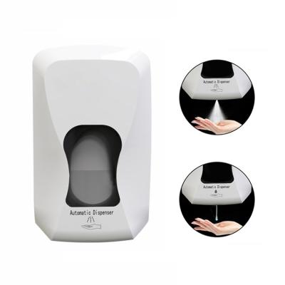 China Wall Mounted Liquid Soap Dispensers Wall Mounted Disinfection Foam Soap Dispenser Touchless Spray Ethyl Alcohol Hand Sanitizer Dispenser for sale