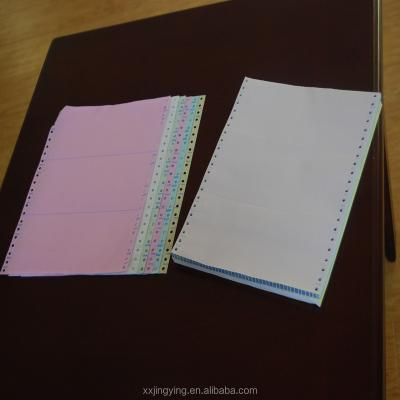 China Continuous Computer Paper Five Color Carbonized Bill Paper for sale