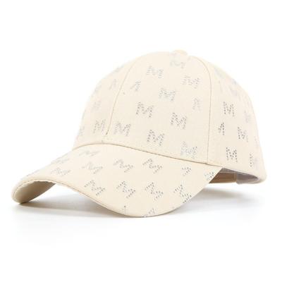 China 2022 COMMON Fashion Women's Ponytail Baseball Cap Designer Sequin Sparkling Golf Sports Hats for sale