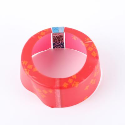 China 100% New Anti-counterfeit Printed Wine Bottle Anti-fake PVC Shrink Sleeve For 5 Gallon Cap Seal for sale