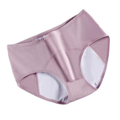 China 2021 Women Cotton Breathable Period Leak Proof Plus Size Underwear Protective Menstrual Panties for sale