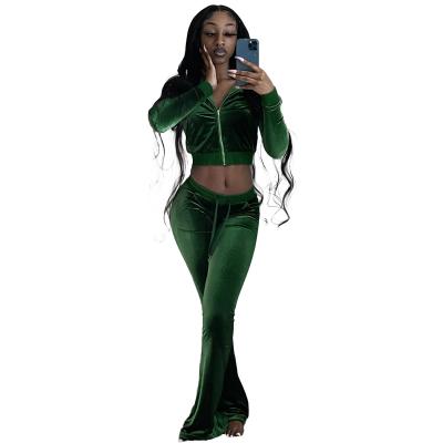 China 2021 Falls Breathable Tracksuit For Women Jogging Women Set Velvet Tracksuit Two Piece Sets for sale