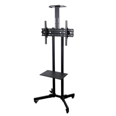 China Wholesale Steel Universal 1500 Mount Easy Installation TV Mount Mobile Cart TV Cart Stand for sale