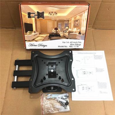 China Factory Steel Swivel Wall Mount Bracket TV Bracket HDL-117B Competitive Price 14-42