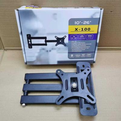 China China Factory Price X-100 Steel TV 10-26 Inch Wall Mount Bracket With Vesa 100x100mm for sale