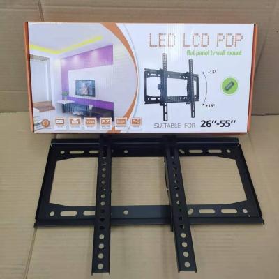 China OEM T-42 Model LED LCD TV Bracket Steel Wall Mount Tilt Flat TV Bracket 45kg Weight Capacity for sale