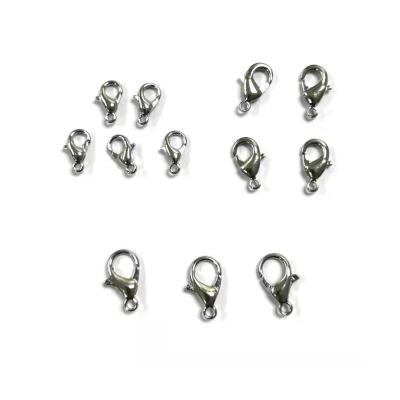 China Size have 10mm wholesale diy necklace accessories chain buckle not fading no rust bracelet lobster clasp for sale