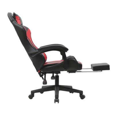 China Extended Office Gaming Chair (Height) OEM Adjustable Gaming Chair Packing Chair with Armrest, Cushion, Footstool and Pillow Swivel PC Head Footstool for sale