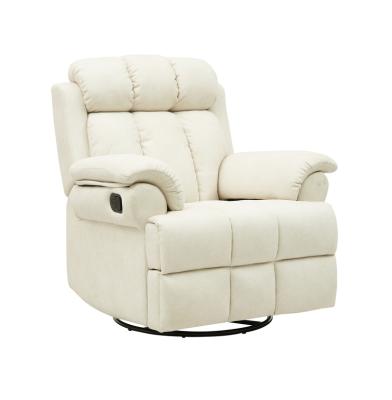 China 360 Degree Reclining Multifunction Rocking Chair Technology Fabric Recliner Rotating Chair for sale