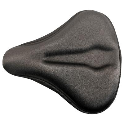 China Factory Wholesale Cheap Comfy Comfortable Men And Women Wide Gel Soft Padded Bicycle Saddle Covers Large Bicycle Seat for sale