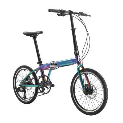 China Custom Aluminum Alloy OEM Folding Bicycle Best 20 Inch Folding Cycles For Adults for sale