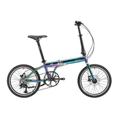 China Hot Sale Foldable Oil Brake City Bike Aluminum Alloy Folding Bicycle With 8 Gears for sale