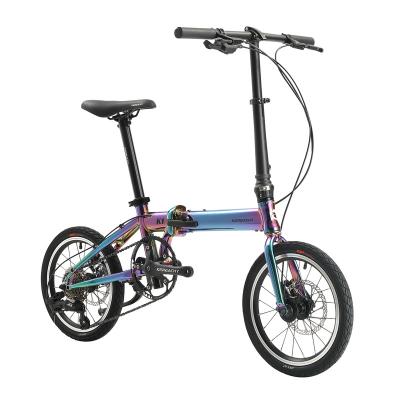 China 2021 New Model High Quality Aluminum Alloy Folding Bicycle Folding Bicycle 16 Inch Aluminum Bike for sale