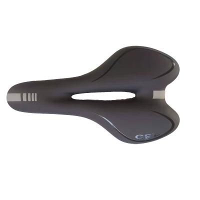 China Comfortable Steel Frame Hollow Support Factory Price Bicycle Saddle Non-slip GEL For Folding Bike for sale