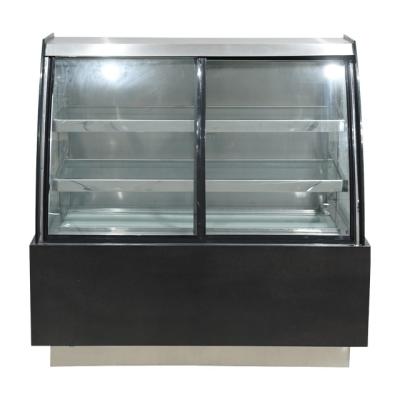 China Single-temperature large capacity new style commercial cake display refrigeration equipment for supermarket with glass door and low consumption for sale