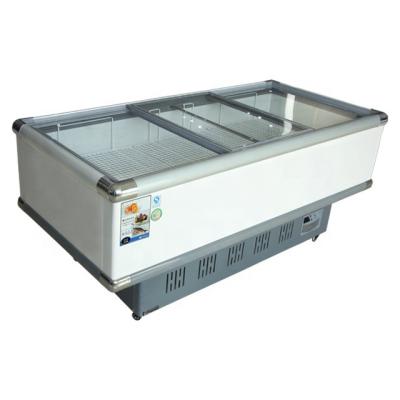 China China Factory of Single-temperature Freezing Direct Showcase Cooling Island Cooling Freezer for Supermarket for sale