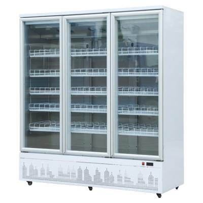 China Single-Temperature Factory Price New Style High Quality Display Vertical Refrigeration Equipment For Supermarket Cooling Drinks With Saving Energy for sale