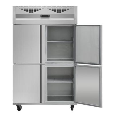 China New Hot Selling High Quality Single-temperature Style Upright Refrigerator Freezer For Restaurant Canned Food With Six Doors And Low Consumption for sale