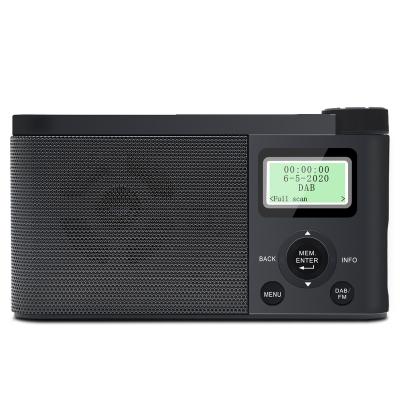 China PORTABLE BT 5.0 1200mAh DAB/DAB+FM Digital Stereo Wireless Radio for sale