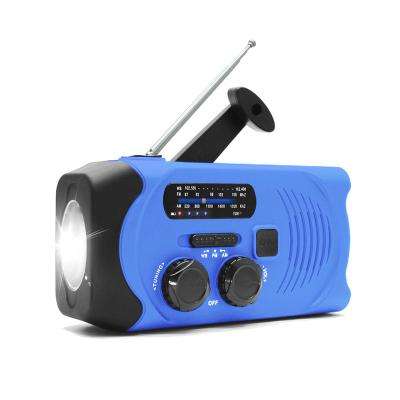 China PORTABLE Solar Light Radio Crank Flashlight For Android Tablet / Mobile Phone Laptop for sale