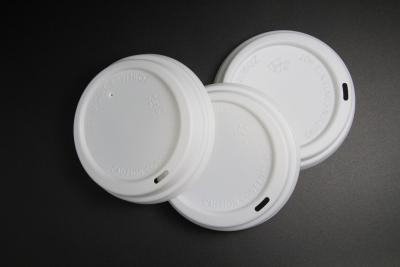 China WHITE PET LID / COVER, FOR COFFEE CUP, PLASTIC CUP, PET / PS  MATERIAL for sale