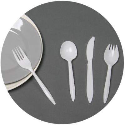 China DISPOSABLE PLASTIC SPOON & KNIFE & FORK, PS OR PP MATERIAL, GOOD QUALITY for sale