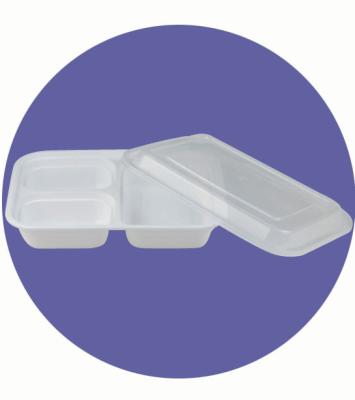 China DISPOSABLE PLASTIC COMPARTMENT BOX, LUNCH BOX, GOOD QUALITY, for sale